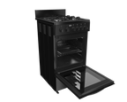 50cm Gas Electric Stove Black FC - The Gas Boys