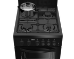 50cm Gas Electric Stove Black FC - The Gas Boys