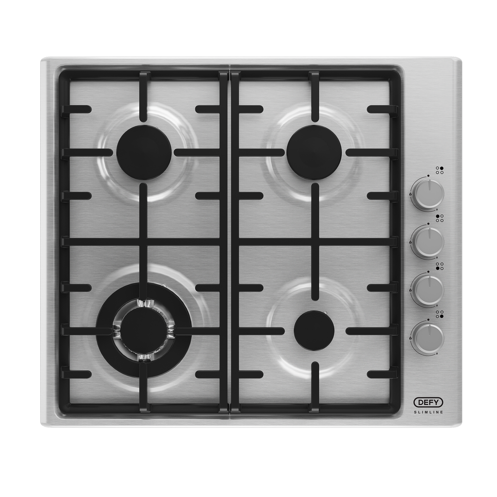 60cm Slimline Gas Hob with Wok Stainless Steel - The Gas Boys