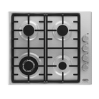 60cm Slimline Gas Hob with Wok Stainless Steel - The Gas Boys