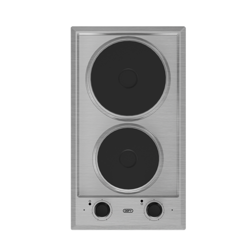 30cm Domino Solid Hob Black / Stainless steel - The Gas Boys
