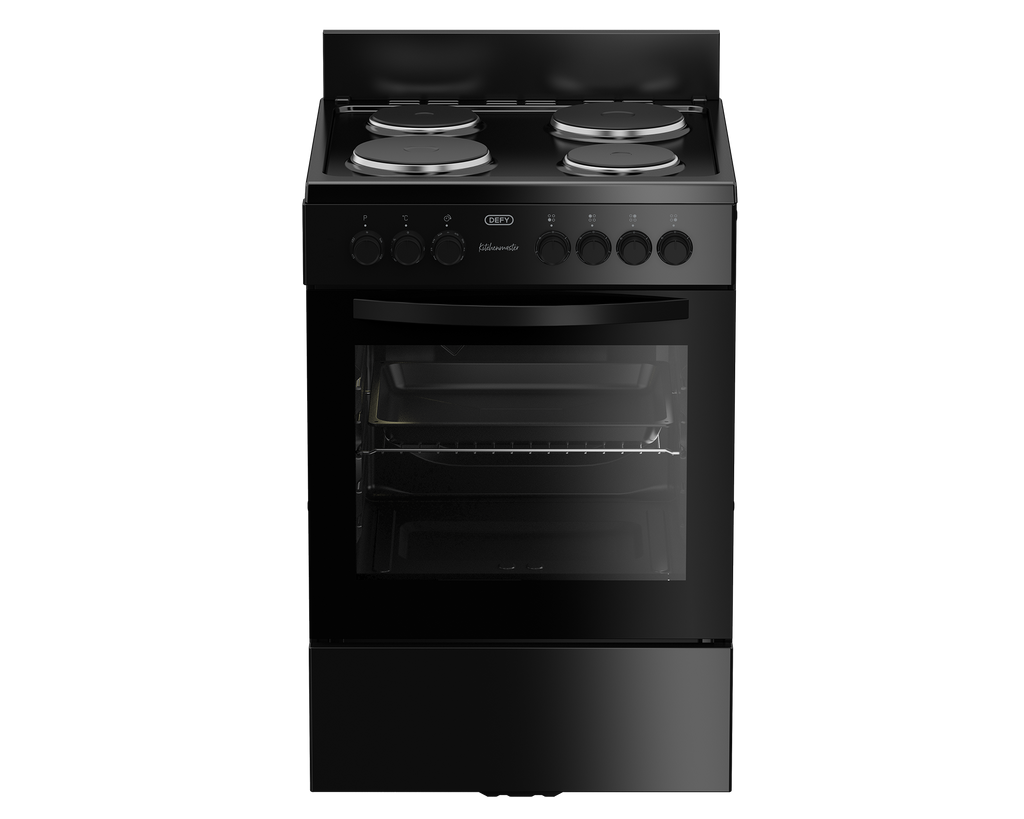 60cm Electric Freestanding Stove Black FC - The Gas Boys