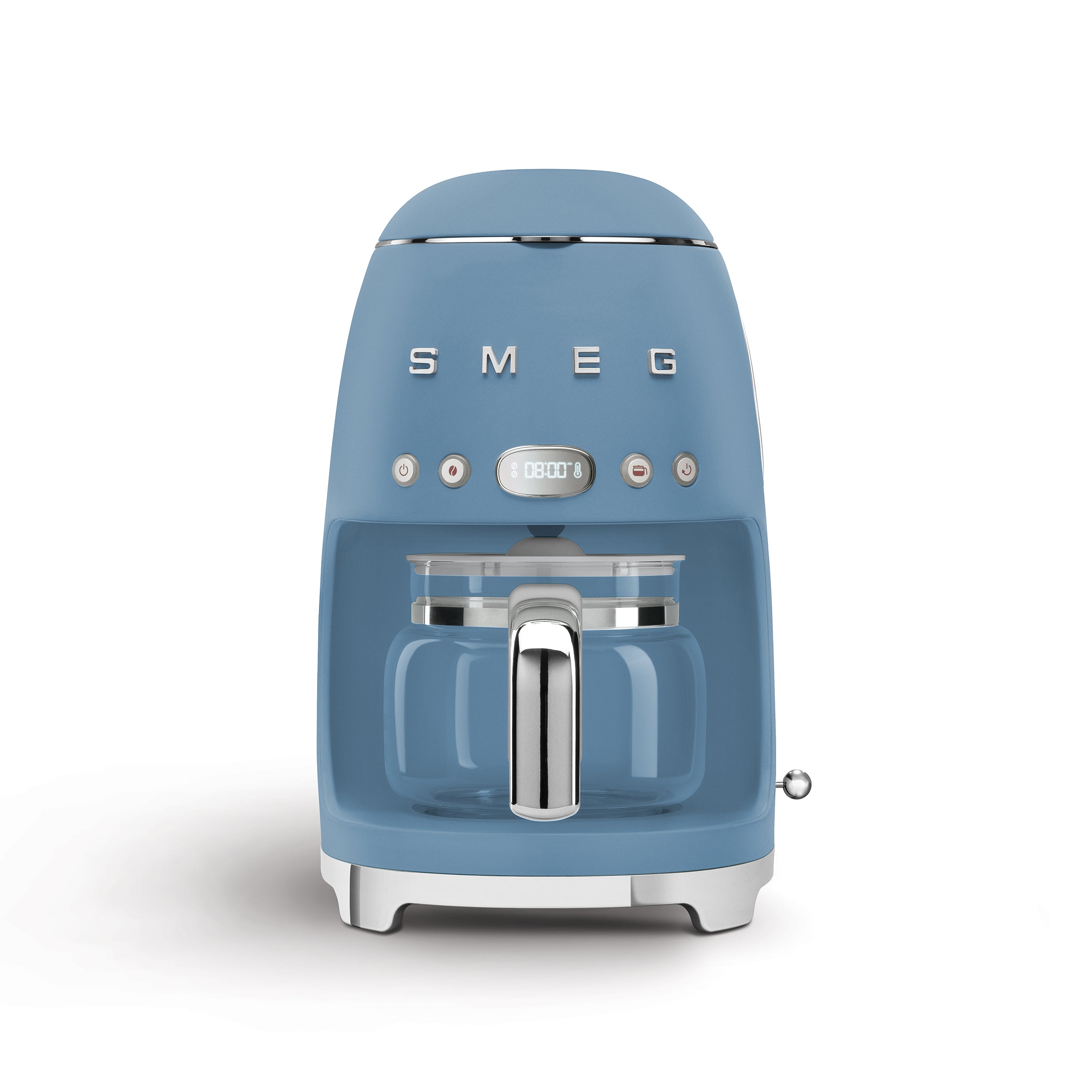 The Gas Boys Matt Edition Filter Coffee Machine in sleek black with a modern design and digital control panel.