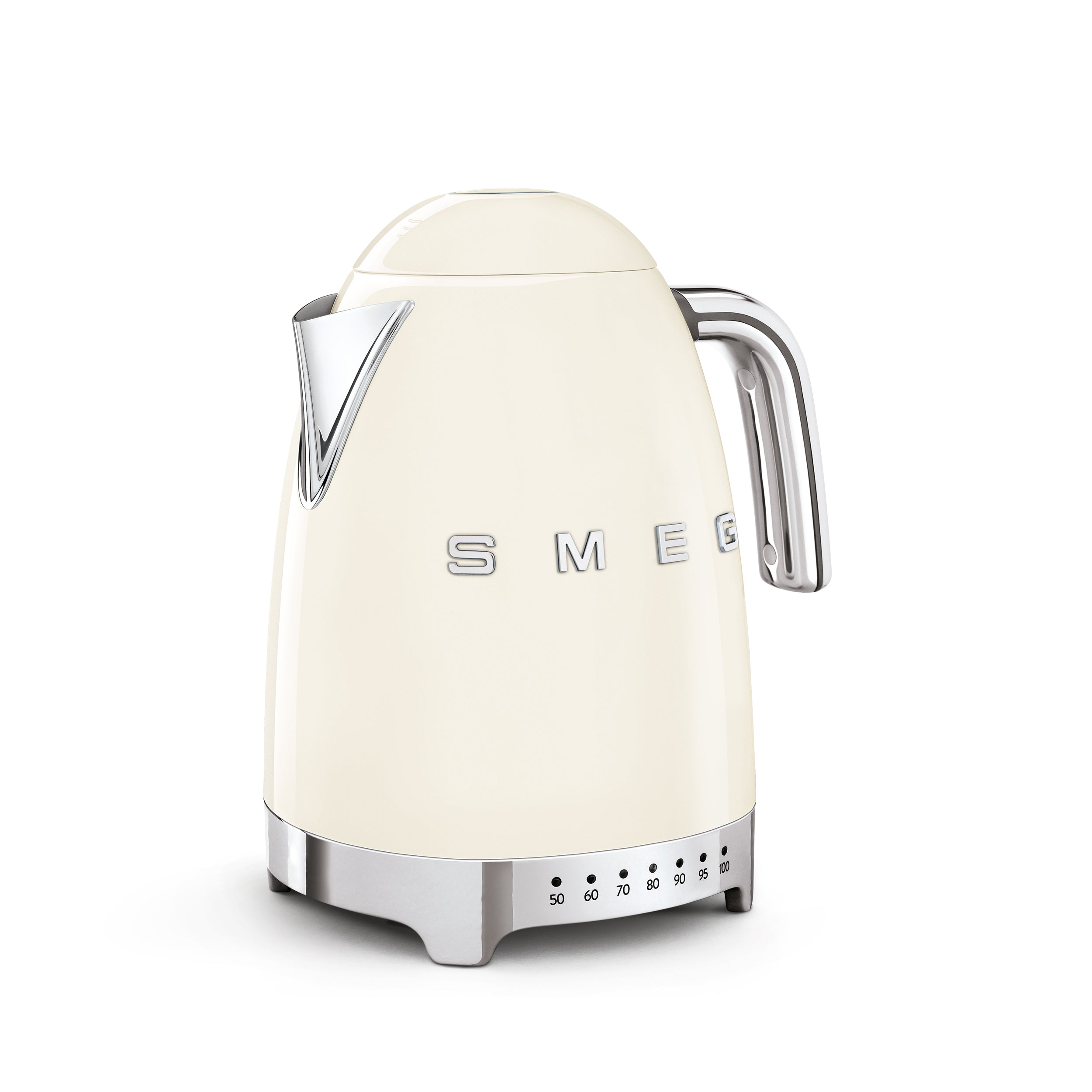 KLF04 - 50's Style Ice White Retro Variable Temperature Kettle - The Gas Boys