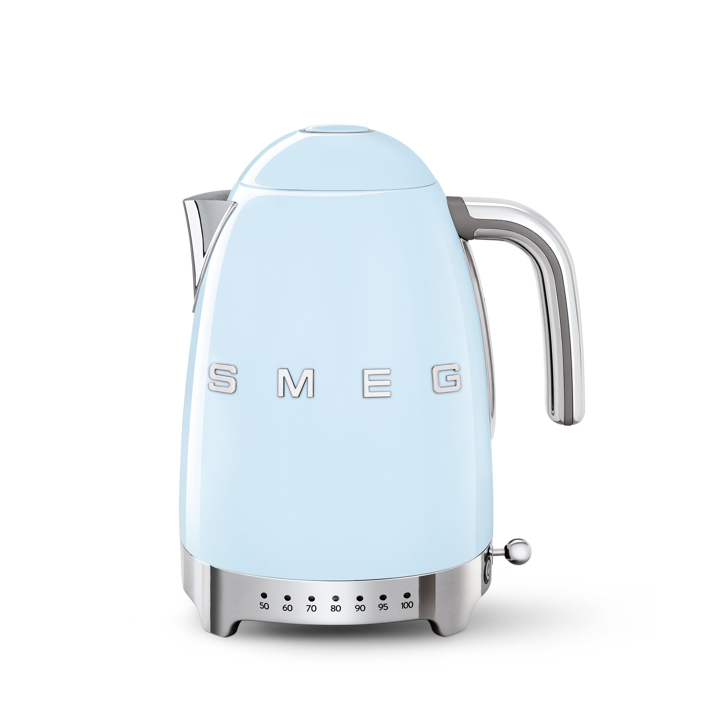KLF04 - 50's Style Ice White Retro Variable Temperature Kettle - The Gas Boys