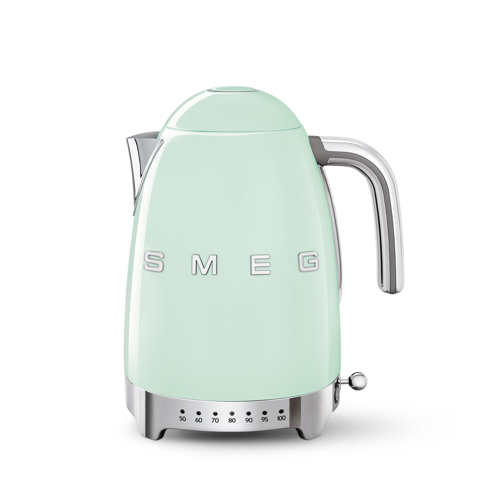 KLF04 - 50's Style Ice White Retro Variable Temperature Kettle - The Gas Boys