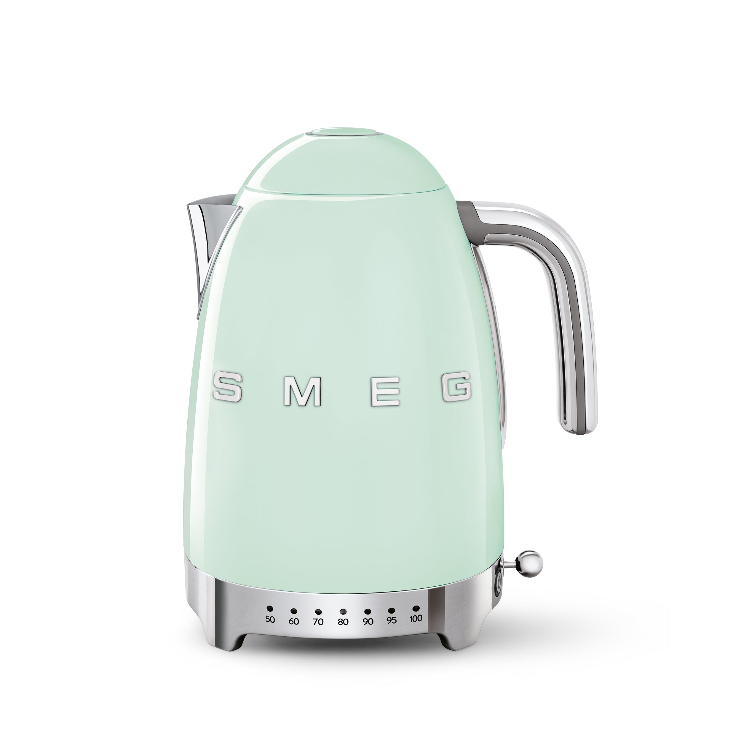 KLF04 - 50's Style Ice White Retro Variable Temperature Kettle - The Gas Boys