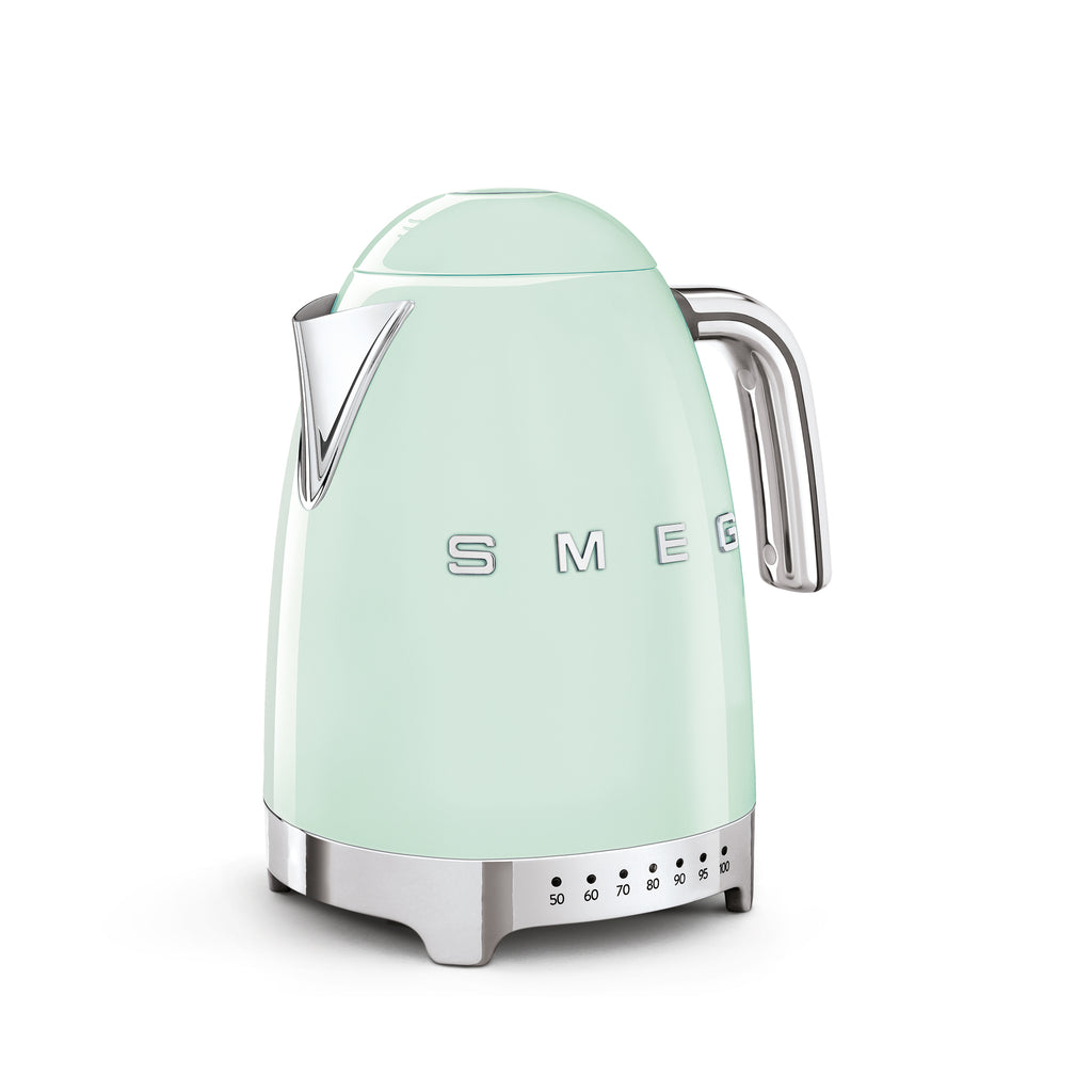 KLF04 - 50's Style Ice White Retro Variable Temperature Kettle - The Gas Boys