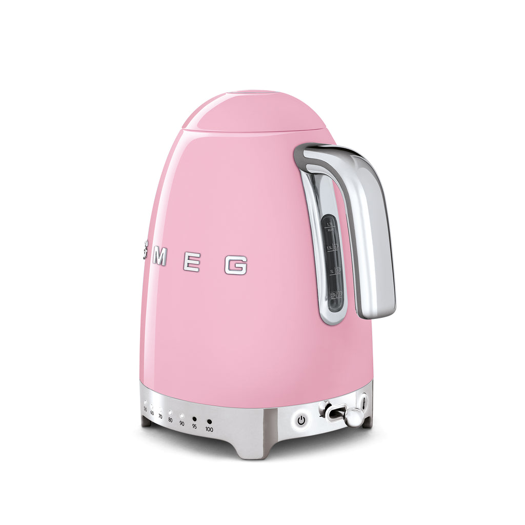KLF04 - 50's Style Ice White Retro Variable Temperature Kettle - The Gas Boys