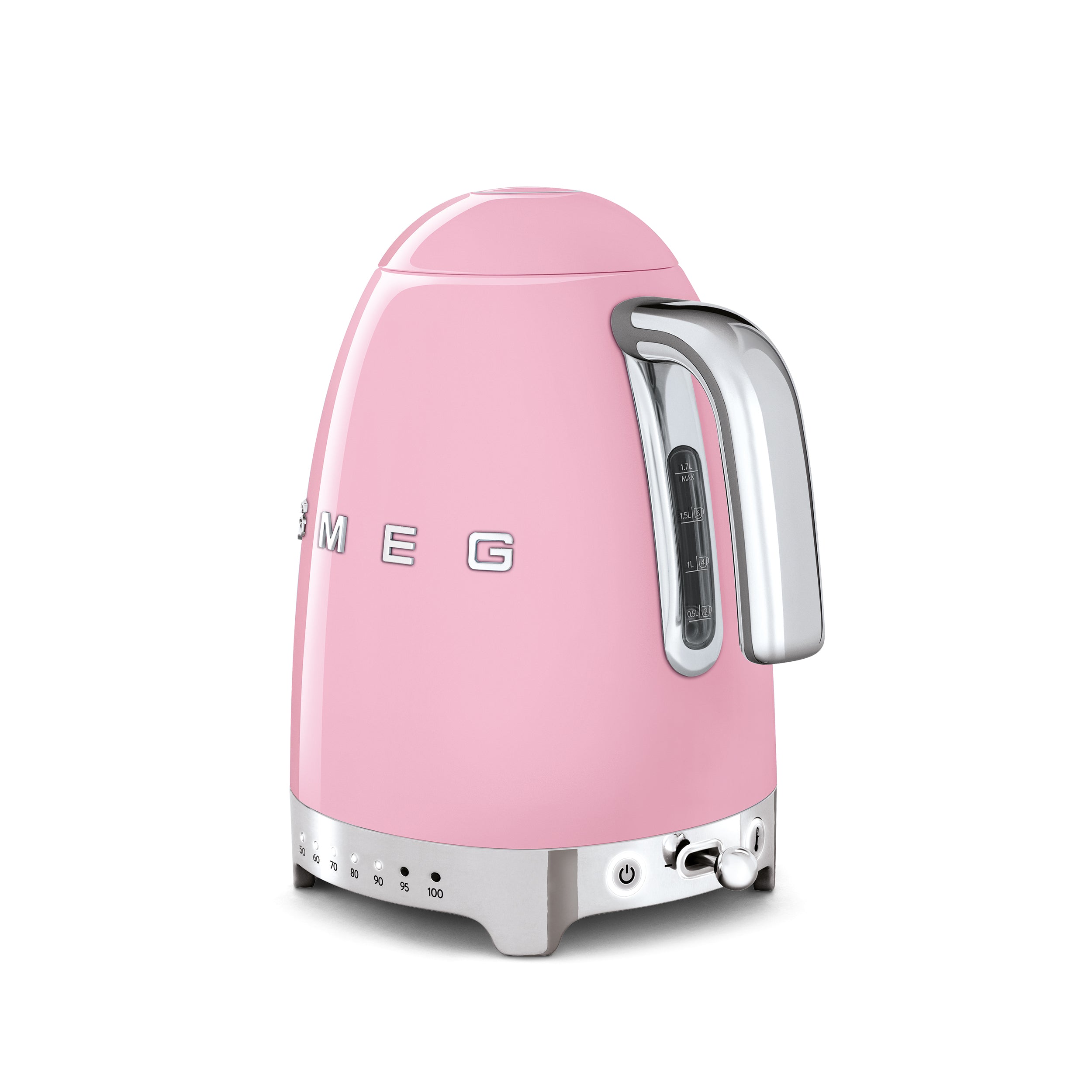 KLF04 - 50's Style Ice White Retro Variable Temperature Kettle - The Gas Boys