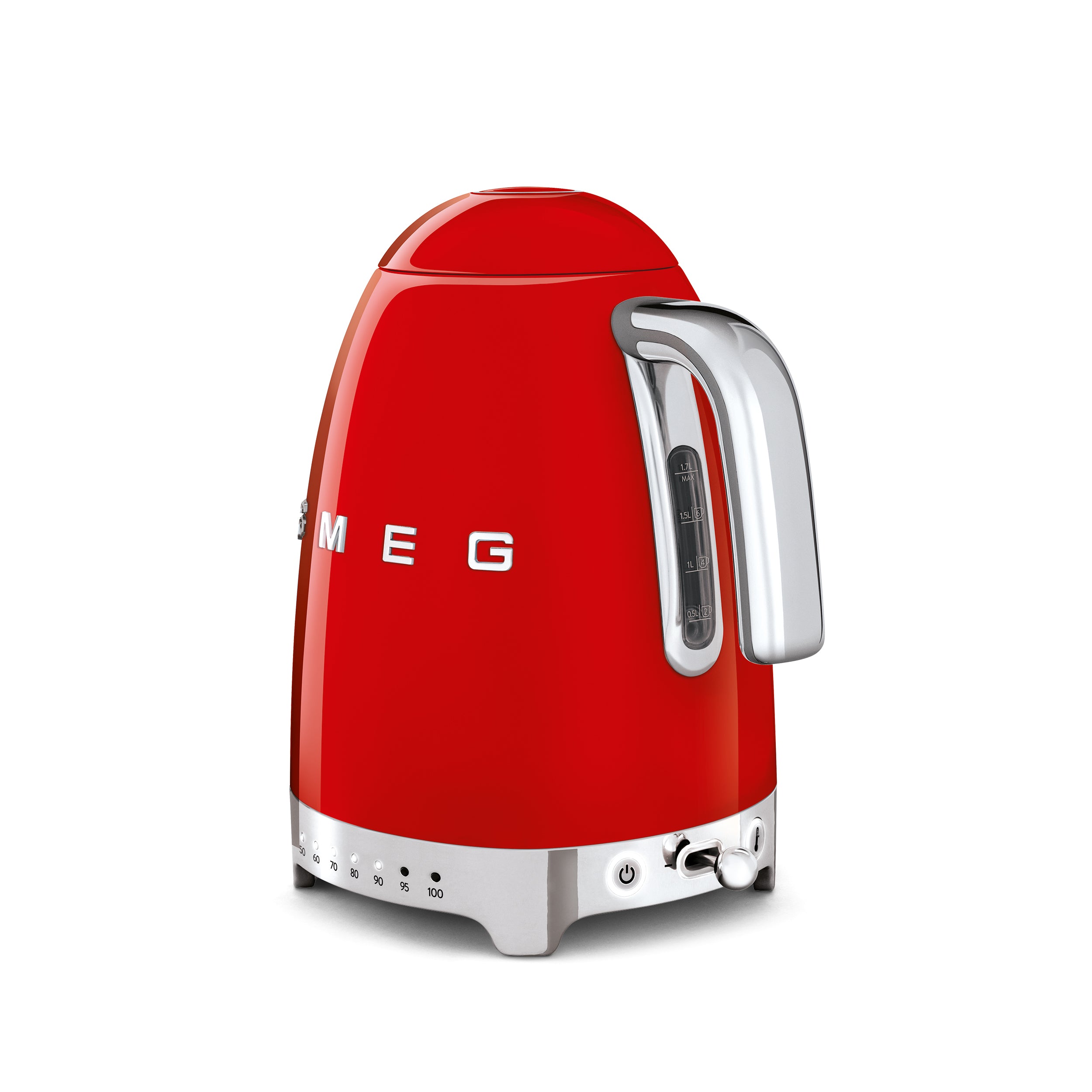 KLF04 - 50's Style Ice White Retro Variable Temperature Kettle - The Gas Boys