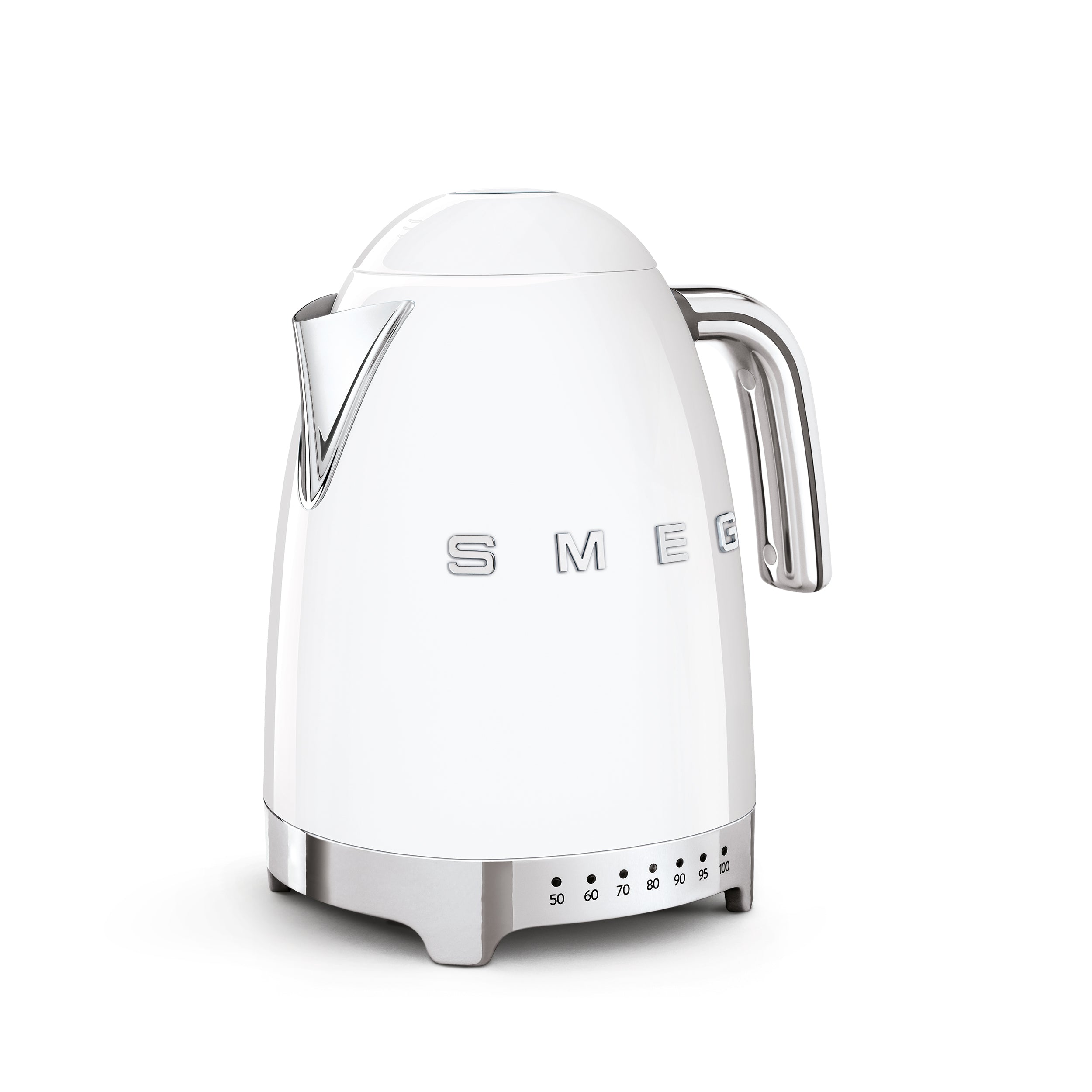 KLF04 - 50's Style Ice White Retro Variable Temperature Kettle - The Gas Boys
