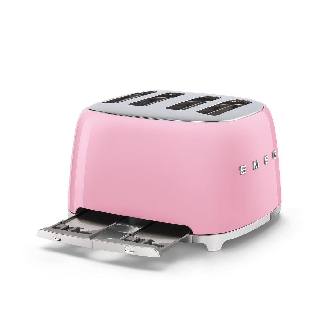 Smeg- 50's Style Retro 4 Slice Square Toaster - The Gas Boys