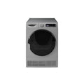Smeg 60 cm condenser dryer in white with control panel and drying drum, compact appliance for laundry drying.