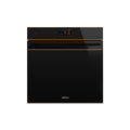 Smeg Dolce Still Novo 60cm combination microwave and oven in stainless steel with digital touch controls.