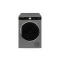 Free-standing Smeg tumble dryer, 60 cm wide, black finish, with control panel and door, designed for efficient laundry drying.