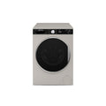 60 cm Smeg washing machine with front-loading door and digital control panel, sleek modern design for efficient laundry.