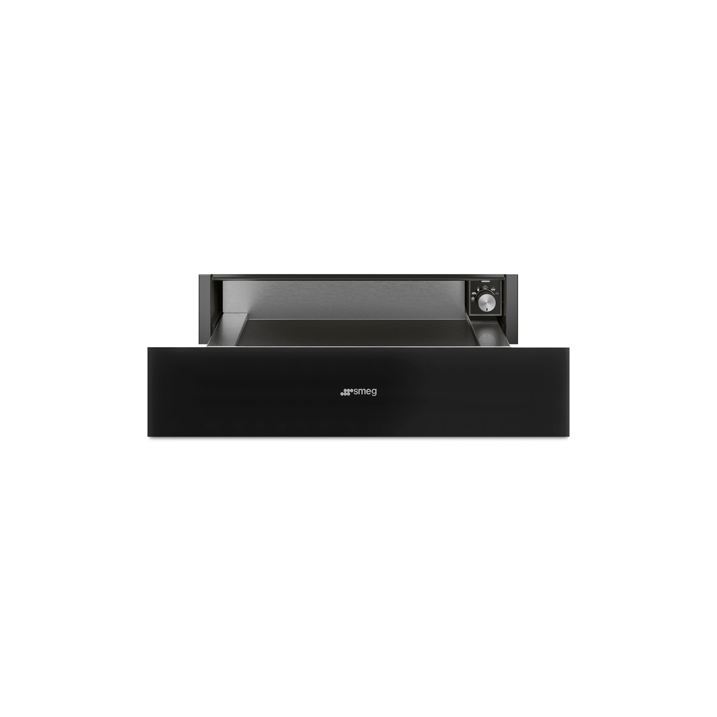 60 x15 Linea Warmer Drawer Black - The Gas Boys