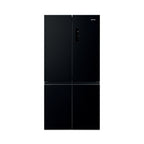 Smeg 91 cm combination fridge-freezer with stainless steel finish, dual doors, and ample storage space.