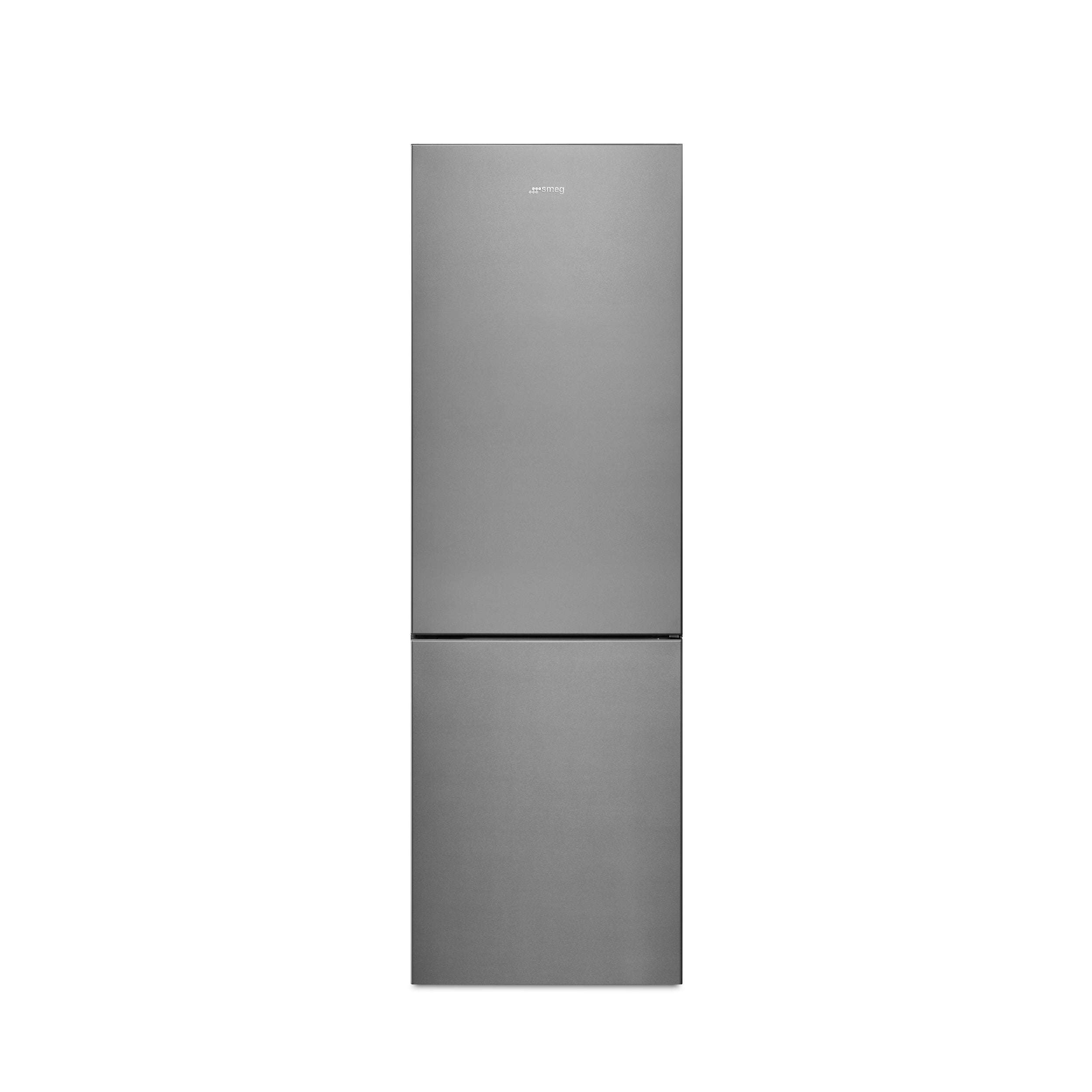 Smeg 6cm freestanding combination fridge-freezer in stainless steel with digital control panel and sleek modern design