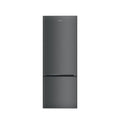 Smeg 70cm combination fridge freezer with stainless steel finish and digital control panel, featuring spacious interior storage.