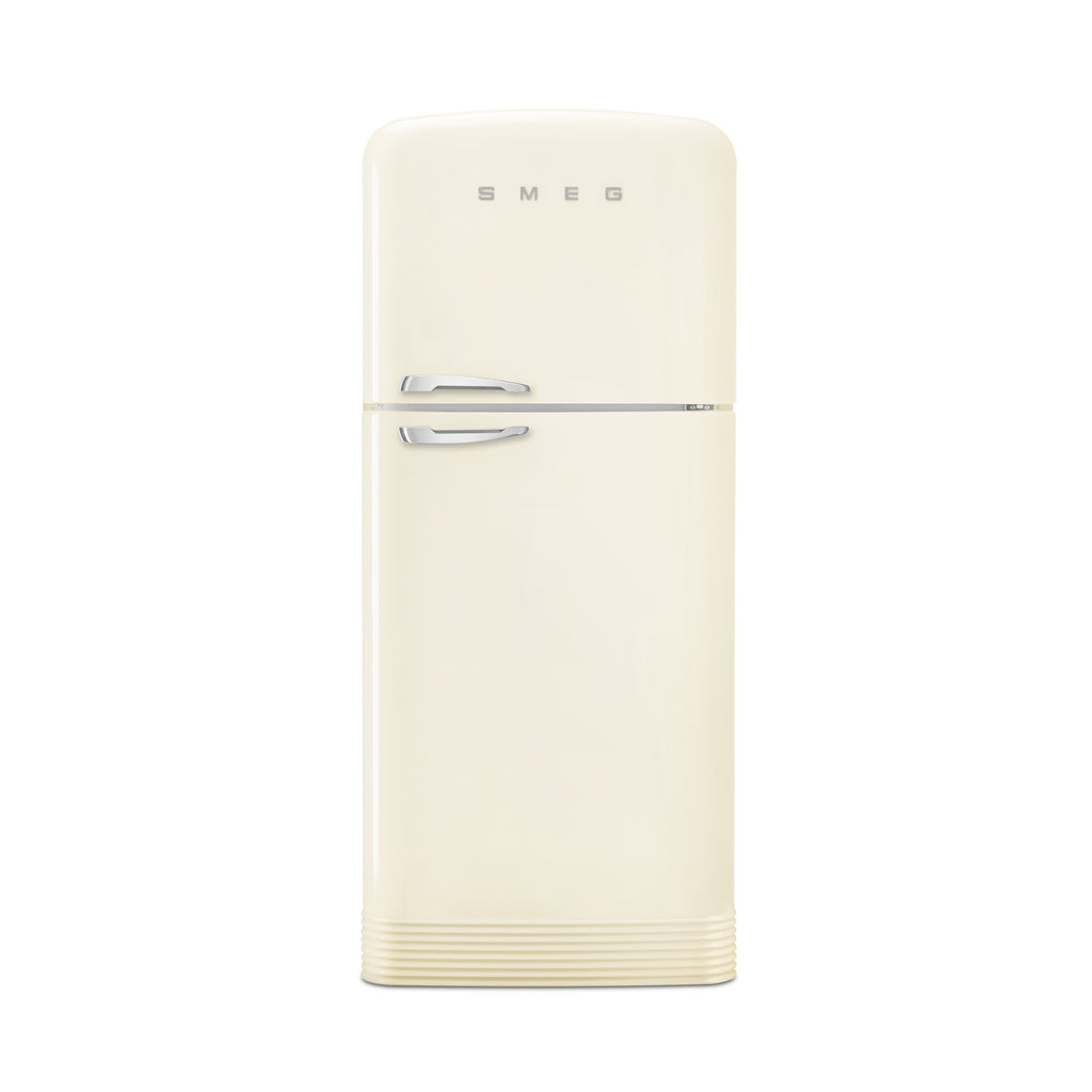 80cm Vintage cream Retro extra-volume combination fridge-freezer - The Gas Boys