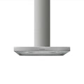 Wall mounted extractor hood by Smeg, 60 cm size, sleek design with stainless steel finish for efficient kitchen ventilation.